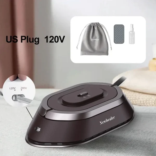 Mini Travel Iron - Portable Clothes Steamer & Fast Heating Iron
