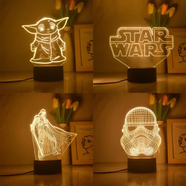Baby Yoda Nachtlicht 3D günstig kaufen | Star Wars Geschenkidee