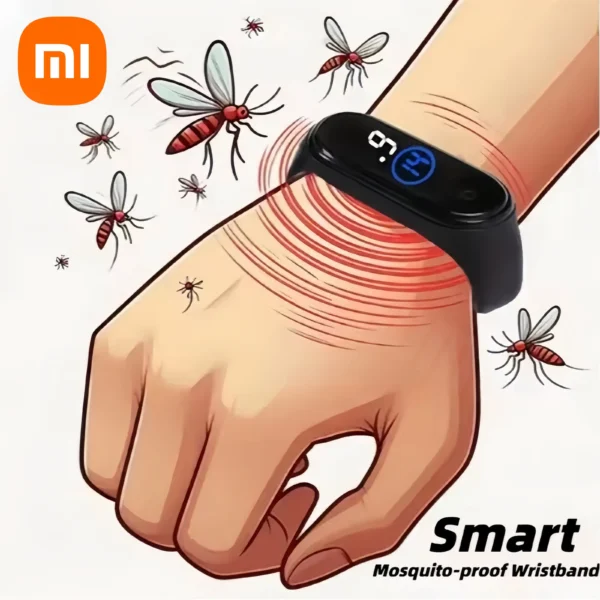 Xiaomi Mückenabwehr Armbanduhr: Outdoor Camping & Wandern | Wasserdicht